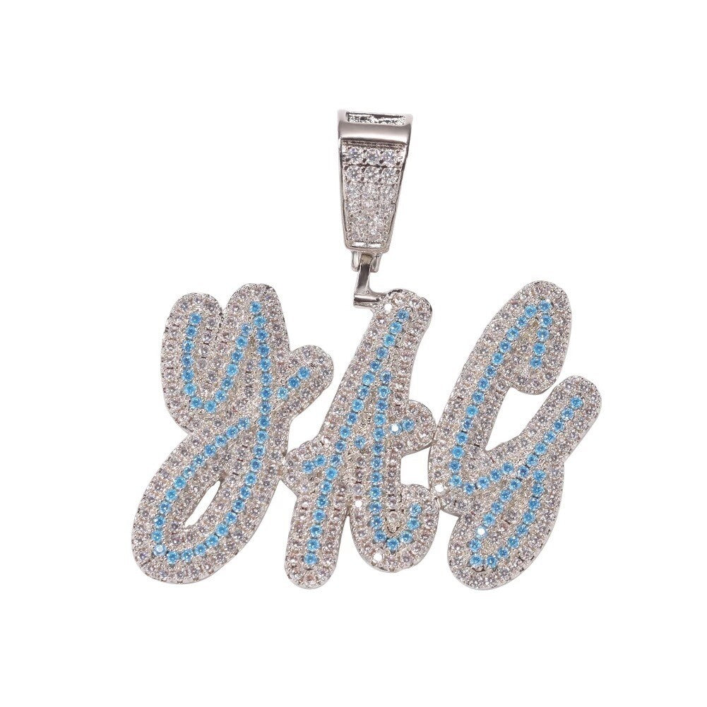 blue ice | custom nameplate