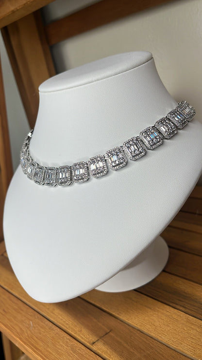 10MM Baguette Square Link Chain