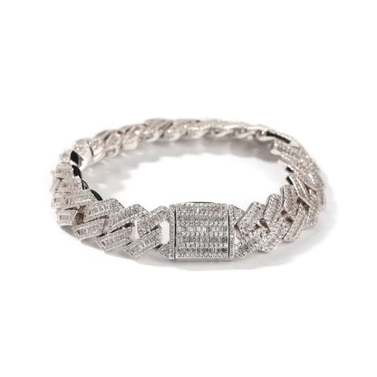9mm Cuban Iced Bracelet