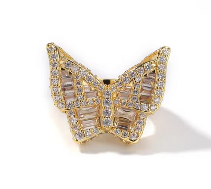 Butterfly Iced Ring