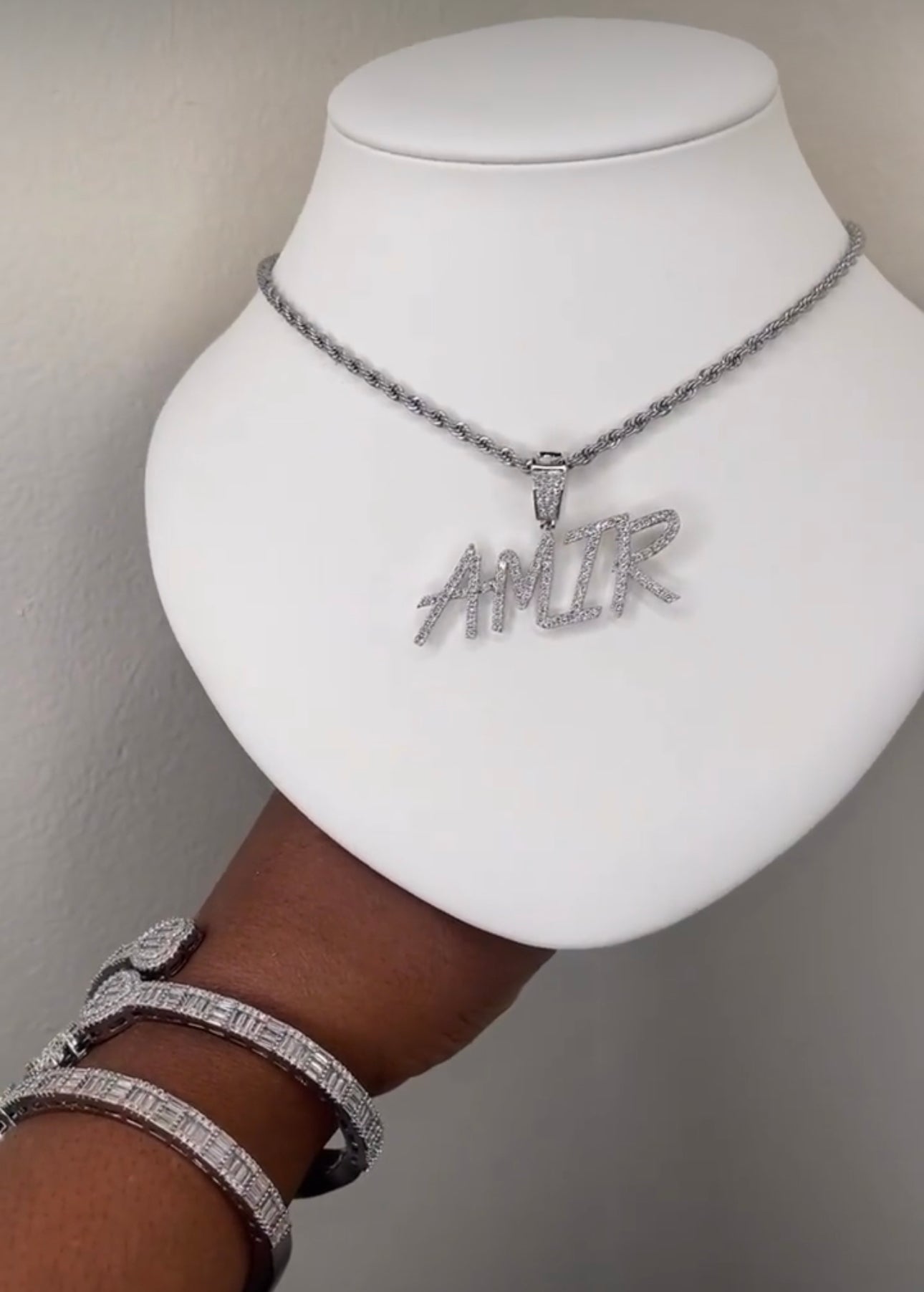 icy custom necklace