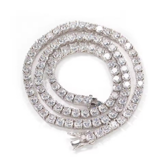 Classic Diamond Tennis Necklace
